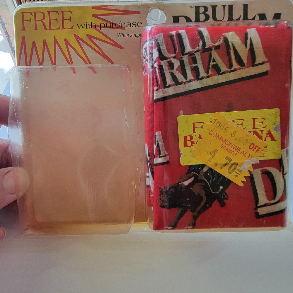 1980's Vintage Bull Durham Bandana.  Tobacco advertising.